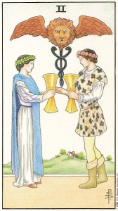2 of Cups Tarot Card